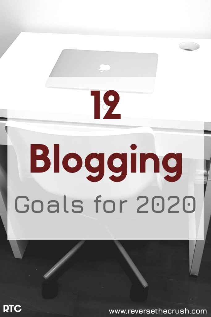 12 Blogging Goals for 2020 Pin